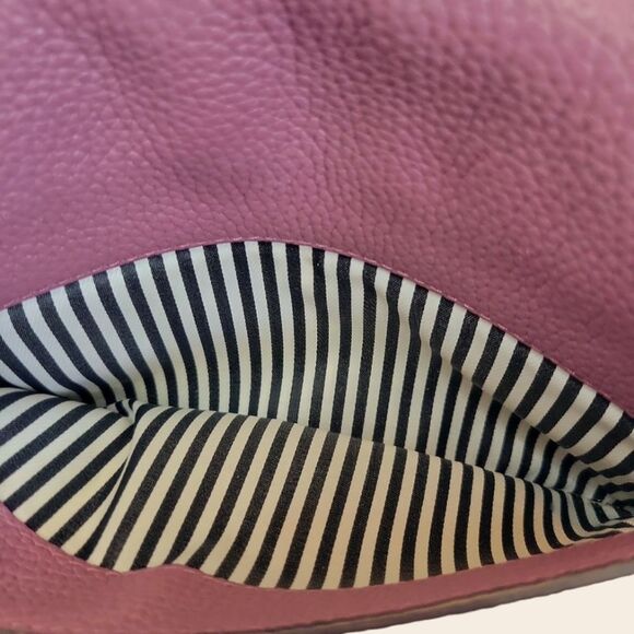 Kate Spade designer Oakwood Street Corin Purple Pebbled Leather Crossbody Bag - Picture 11 of 12